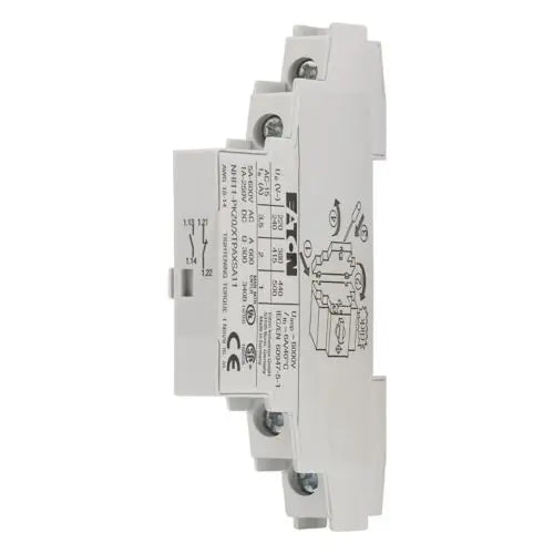 EATON Standard auxiliary contact, 1N/O+1N/C, screw connection