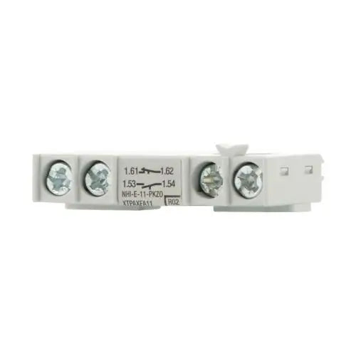 EATON Standard auxiliary contact, 1N/O+1N/C, flush mounting, screw connection