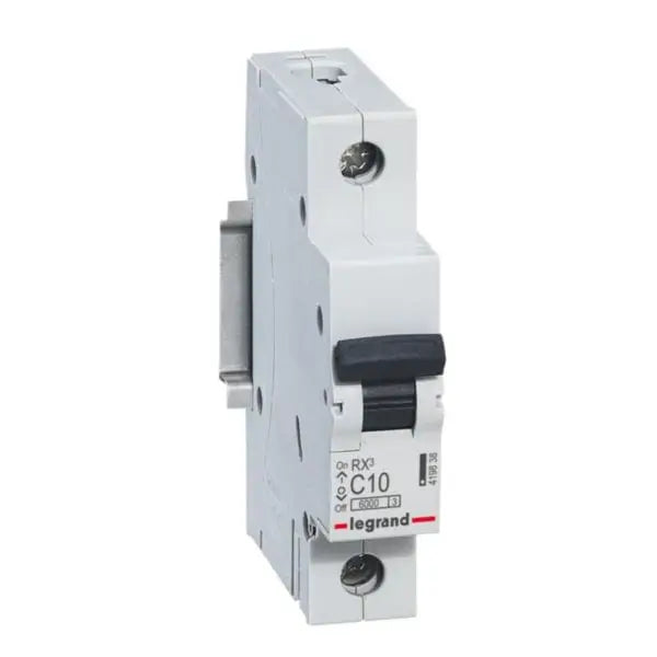 LEGRAND MCB RX 6000 - 230/400V~ 16A C curve - IP20 protection - DIN rail mounting - Halogen-free
