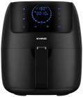 KHIND ARF3000 3.5L Digital Air Fryer with 8 Preset Menus, Touch Control, and Stainless Steel Grill - Black