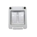 SNOWLITE Outdoor Weatherproof Switch 2 Gang 2 Way IP55