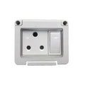 SNOWLITE Outdoor Weatherproof Switched Socket 15A 1 Gang IP55