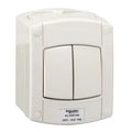 SCHNEIDER Kavacha Weatherproof 2 Gang 2 way 10AX switch