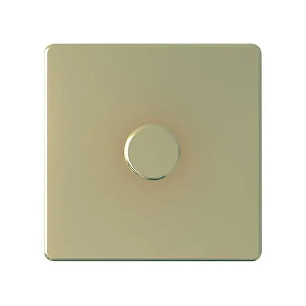 SNOWLITE 1 Gang 2 Way Dimmer Gold 500W