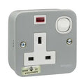SCHNEIDER 13A 1 Gang 50V Switched Socket with Neon