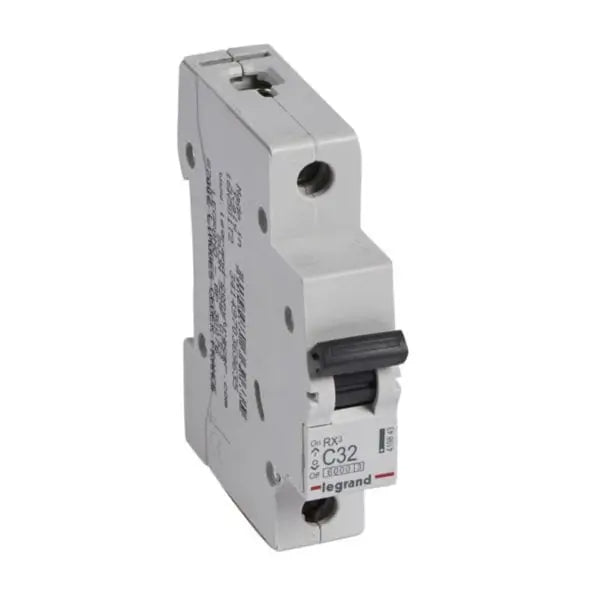 LEGRAND MCB RX 6000 - 1P 230/400V~ - 63A C curve - IP20 - DIN rail - halogen-free