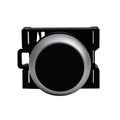 EATON Pushbutton, flush, black, momentary