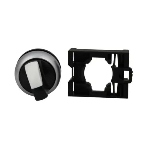EATON Selector switch, toggle, 3 positions, black, maintained