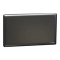 SCHNEIDER 2 Gang Blank Plate Dark Grey