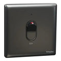 SCHNEIDER 32A 1 Gang DP with LED & Earth Dark Grey