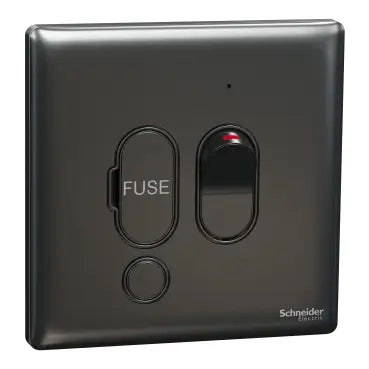 SCHNEIDER 13A 250V Switched Fused Connection Unit with Neon