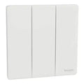 SCHNEIDER 16AX/20A 250V 3 Gang 2 Way Switch Painted White