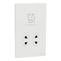 SCHNEIDER Shaver Socket 115/240V Painted White