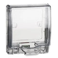 SCHNEIDER Weatherproof Single Gang Socket Cover - Transparent - IP55