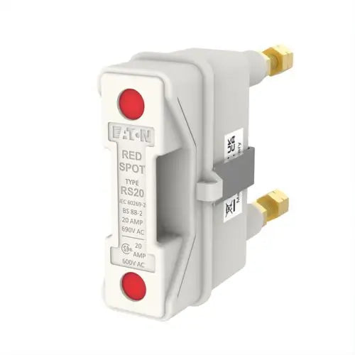 EATON Red Spot Fuse 20A Back Stud Connected Flush Type