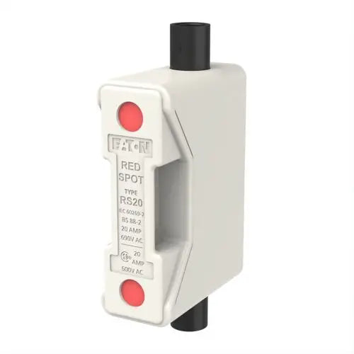 EATON Red Spot Fuse 20A Front Connected White Indicator