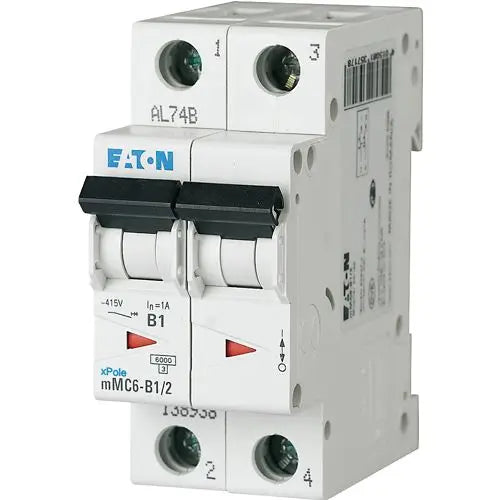 EATON MCB 2A C 6kA 2pole