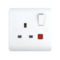 SNOWLITE 13A 1 Gang Switch socket Single Pole with Neon