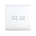 SNOWLITE 2 Gang Data Socket RJ45 Cat6