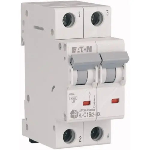 EATON Miniature Circuit brker 2-pole C-char 16-A, 6kA