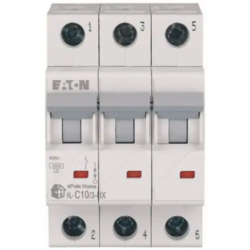 EATON Miniature Circuit brker 3-pole C-char 10-A, 6kA