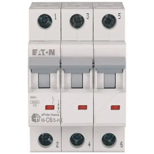 EATON Miniature Circuit brker 3-pole C-char 6-A, 6kA