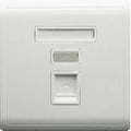 SCHNEIDER 1 Gang wall plate (without module) White