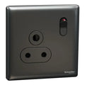 SCHNEIDER 5A 250V 1G socket Dark Grey