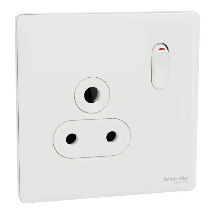 SCHNEIDER 5A 250V 1G socket Painted White