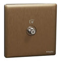 SCHNEIDER SAT Socket, F Type Dark Bronze