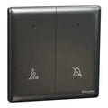 SCHNEIDER 2 Gang switch, Neon Dark Grey