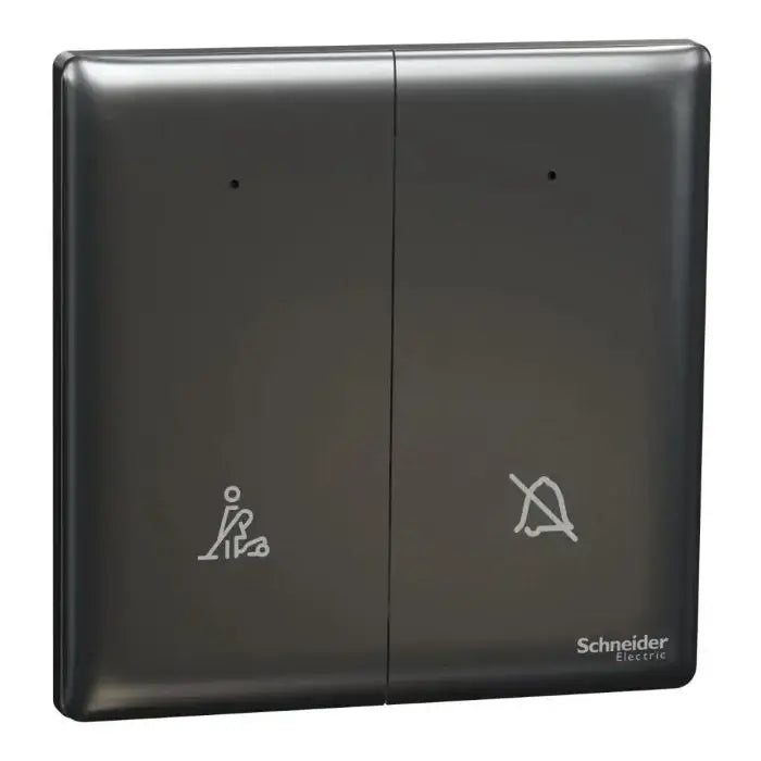 SCHNEIDER 2 Gang switch, Neon Dark Grey