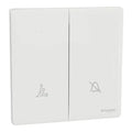 SCHNEIDER 2 Gang switch, Neon Painted White