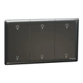 SCHNEIDER  250W 3 Gang dimmer Dark Grey