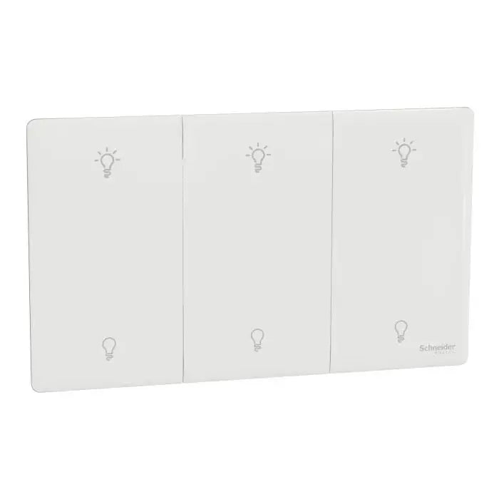 SCHNEIDER  250W 3 Gang dimmer Dark Bronze