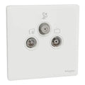 SCHNEIDER SMATV Socket Painted White