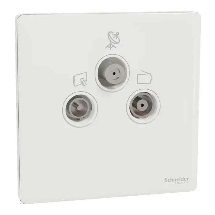 SCHNEIDER SMATV Socket Painted White
